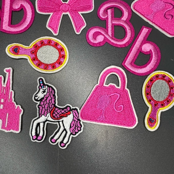 Pink Embroidered Patch Set - Picture 4 of 4